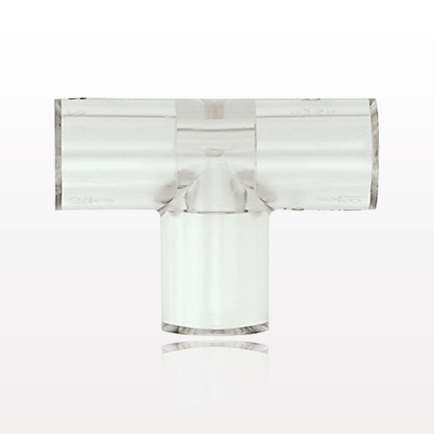 T Connector - 5/16 inch ID (0.312 inch, 7.92 mm); 3/16 inch Thru Hole (0.188 inch, 4.76 mm) - 17533