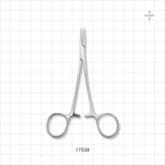 Single-Use Halstead Mosquito Forceps, Satin Finish - 5 inch (127 mm) - 17539