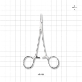 Single-Use Halstead Mosquito Forceps, Satin Finish - 5 inch (127 mm) - 17539