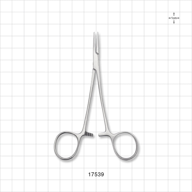 Single-Use Halstead Mosquito Forceps, Satin Finish - 5 inch (127 mm) - 17539