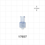 Female Luer Lock, Male Luer Lock, Clear -  - 17657