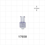 Female Luer Lock, Male Luer Lock, Clear -  - 17658