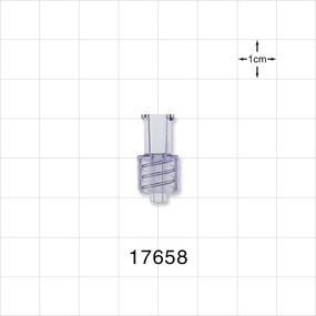 Female Luer Lock, Male Luer Lock, Clear -  - 17658