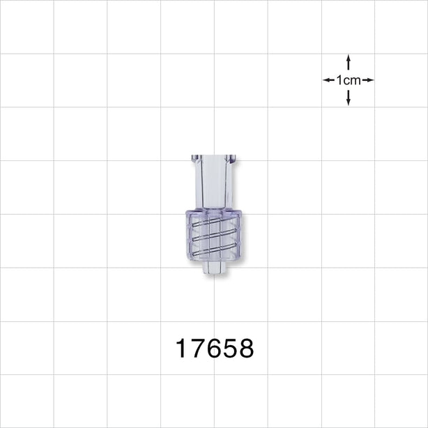 Female Luer Lock, Male Luer Lock, Clear -  - 17658