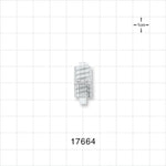 Male Luer Lock to Male Luer Lock w/Spin Lock, Clear -  - 17664