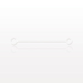 Strap for Cap, White - 0.225 inch x 0.205 inch ID Application Loops (5.71 mm x 5.2 mm) - 17676