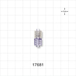 Male Luer Lock to Male Luer Lock w/Spin Lock, Clear -  - 17681