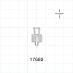 Female Luer Lock, Male Luer Lock w/Stylet Port - 0.043 inch ID (1.09 mm) - 17682