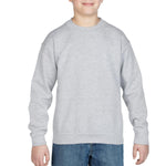 GILDAN ACTIVEWEAR Heavy Blend Youth Crew Neck Sweatshirts 18000B SPORT GREY S 1 Each - MDL-18000BGRYS