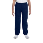 Gildan Activewear Unisex 50% polyester/50% cotton Sweatpants, Navy, Size S - 18200NVYS