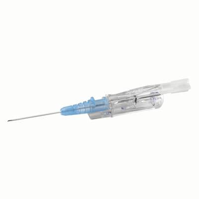 Smiths Medical Peripheral IV Catheter Acuvance® Jelco 22 Gauge 1 Inch Retracting Safety Needle - Case of 200 - 338001-CS