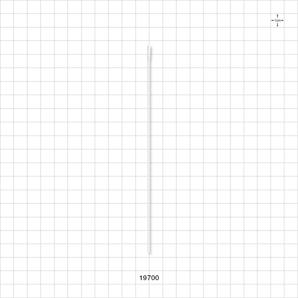 Micro-Mini Round Tip Swab With White Handle, - 6 inch (152.4 mm) - 19700