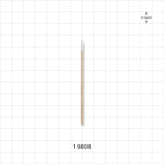 Mini Cotton Tip Swab, Wood Handle - 3 inch, 0.02 inch - 0.09 inch Head (0.5 mm - 2.3 mm) - 19808
