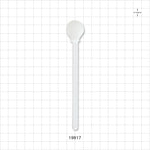 Lollipop Swab, White Handle, White Foam Tip - 5 inch (127 mm); 0.83 inch Head (21 mm) - 19817