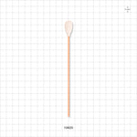 Large Foam Tip Swab with Wood Handle; 50/Bag - 6 inch (152.4 mm); 0.47 inch Head (12 mm) - 19820