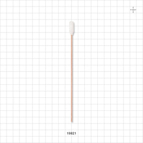 Foam Tip Swab with Wood Handle; 50/Bag - 6 inch (152.4 mm); 0.27 inch Head (7 mm) - 19821