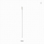 Precision Foam Tip Swab with Natural Straw-Like Handle; 50/Bag - 6 inch (152.4 mm); 0.19 inch Head (4.7 mm) - 19824