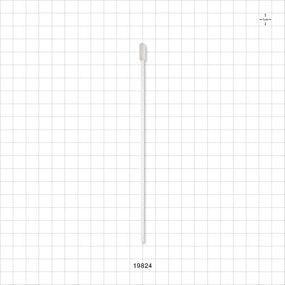 Precision Foam Tip Swab with Natural Straw-Like Handle; 50/Bag - 6 inch (152.4 mm); 0.19 inch Head (4.7 mm) - 19824