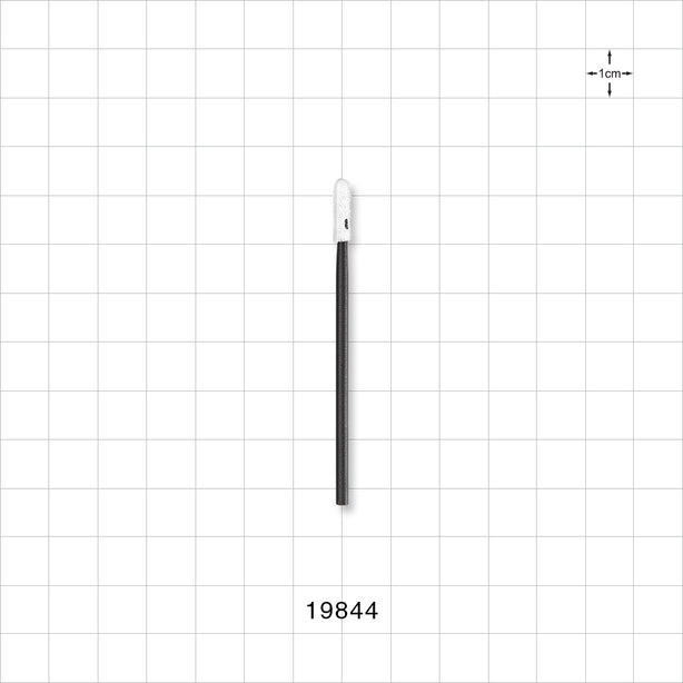 Precision Swab, Anti-Static Handle, Black, 500/Bag - 2.75 inch (70 mm) - 19844