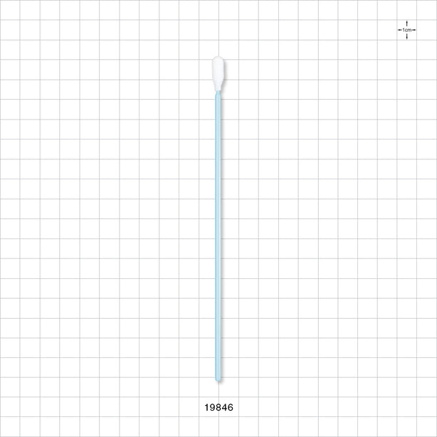 Precision Swab, Light Blue, 100/Bag - 6.4 inch (162 mm) - 19846