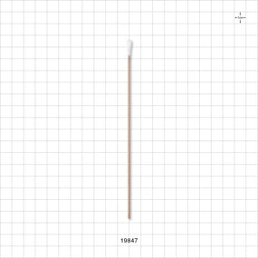 Tightly Wound Round Tip Swab with Wood Handle - 6 inch (152 mm) - 19847