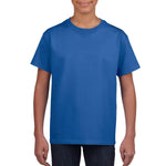 GILDAN ACTIVEWEAR 2000B Unisex 100% Cotton Short Sleeve T-Shirt, Royal, Youth Size XL - 1 Each