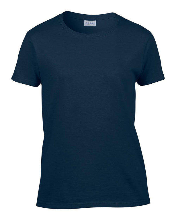 Gildan Activewear Short Sleeve Cotton 2000LNAVYM Women's 50/50 Blend T-Shirt, Navy, Size M - MDL-2000LNAVYM - 1 Each