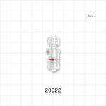 Male Luer Lock to Rotating Male Luer Lock, Clear -  - 20022