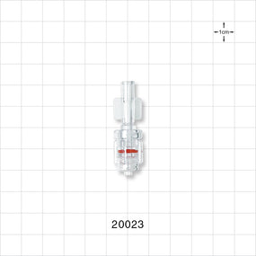 Female Luer Lock, Rotating Male Luer Lock, Clear -  - 20023