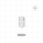 Male Luer Lock to Male Luer Lock, Clear - 1200 psi - 20024