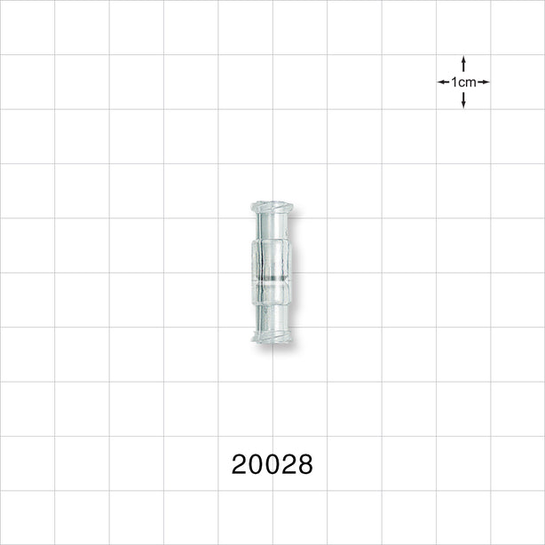 Female Luer Lock, Female Luer Lock, Clear - 1200 psi - 20028