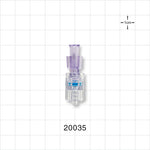 Female Luer Lock, Rotating Male Luer Lock, Clear - 1200 psi - 20035