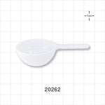 Measuring Scoop, White - 1 Tablespoon, 15 ml, 0.5 oz., 2.8 inch (71.1 mm) - 20262