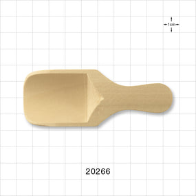 Natural Wooden Scoop - 1 Tablespoon, 15 grams, 15 ml, 0.5 oz.; 3.6 inch (91.4 mm) - 20266