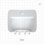 Aramus™ 2D Bag Chamber, 2 Ports, Non-Sterile - 20 ml; Both Ports Fit 1/8 inch ID Tubing (0.125 inch, 3.18 mm) - 20500