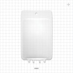Aramus™ 2D Bag Chamber, 2 Ports, Non-Sterile - 100 ml; Both Ports Fit 1/8 inch ID Tubing (0.125 inch, 3.18 mm) - 20502