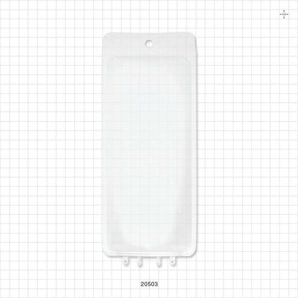 Aramus™ 2D Bag Chamber, 2 Ports, Non-Sterile - 250 ml; Both Ports Fit 1/8 inch ID Tubing (0.125 inch, 3.18 mm) - 20503