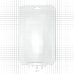 Aramus™ 2D Bag Chamber, 3 Ports, Non-Sterile - 1 Liter; 2 Ports Fit 1/4 inch ID Tubing (0.25 inch, 6.35 mm); 1 Port Fits 1/8 inch ID Tubing (0.125 inch, 3.18 mm) - 20505