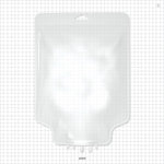 Aramus™ 2D Bag Chamber, 3 Ports, Non-Sterile - 2 Liter; 2 Ports Fit 1/4 inch ID Tubing (0.25 inch, 6.35 mm); 1 Port Fits 1/8 inch ID Tubing (0.125 inch, 3.18 mm) - 20506