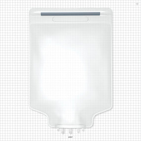 Aramus™ 2D Bag Chamber, 3 Ports, Non-Sterile - 5 Liter; 2 Ports Fit 3/8 inch ID Tubing (0.375 inch, 9.53 mm); 1 Port Fits 1/4 inch ID Tubing (0.25 inch, 6.35 mm) - 20507
