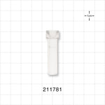 Oxygen Bushing, DEHP-Free, Clear - 0.24 inch ID (6 mm); 70 Durometer - 211781
