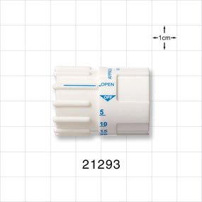 Flow Regulator - Flow Rate 5-250 ml/h; Fits 0.118 inch ID x 0.161 inch OD Tubing (3 mm x 4.1 mm) - 21293