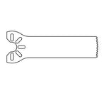 Reprocessed Stryker Osc Saw Blades - 22963125RH - 1 Each - MDL-22963125RH