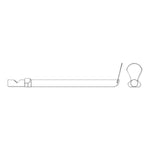 Reprocessed Precision Thin Intra Oral Blade, 12 mm x 7.0 mm x 0.38 mm (Stryker 2296-31-32), Ent - 22963132RH - 1 Each