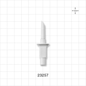 Spike, Non-Vented - 0.205 inch ID/0.315 inch OD (5.2 mm/8 mm) - 23257