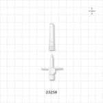 Mini Transfer Spike, Vented with Non-Vented Cap, Female Luer Lock -  - 23258
