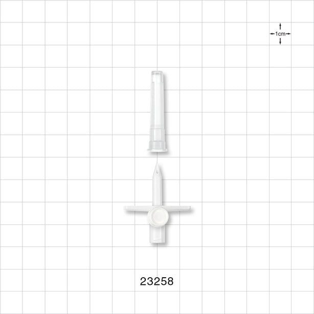 Mini Transfer Spike, Vented with Non-Vented Cap, Female Luer Lock -  - 23258