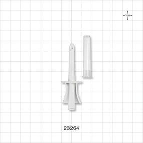 Spike, Non-Vented, with Vented Cap, Female Luer Lock -  - 23264