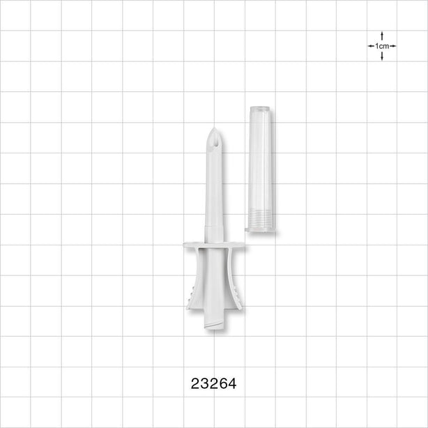 Spike, Non-Vented, with Vented Cap, Female Luer Lock -  - 23264