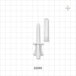 Spike, Non-Vented, with Vented Cap - 0.159 inch ID (4.04 mm) - 23265